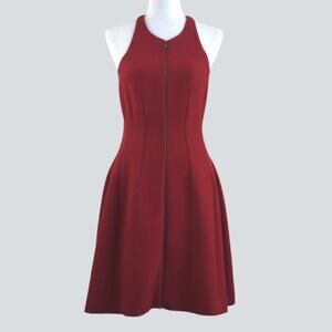 BCBGMAXAZRIA Women's Deep Red Dress Size 4